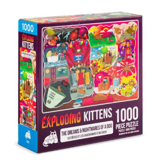 Exploding Kittens Puzzle Dreams & Nightmares of Dog (1000)