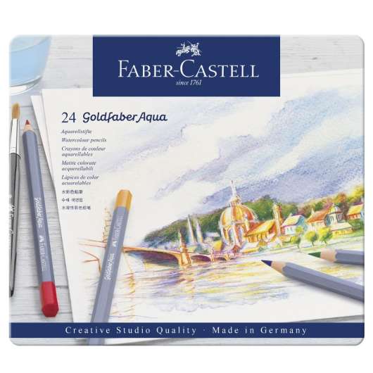 Faber Castell Goldfaber akvarel tin, 24 pc