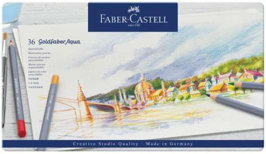Faber Castell Goldfaber akvarel tin, 36 pc