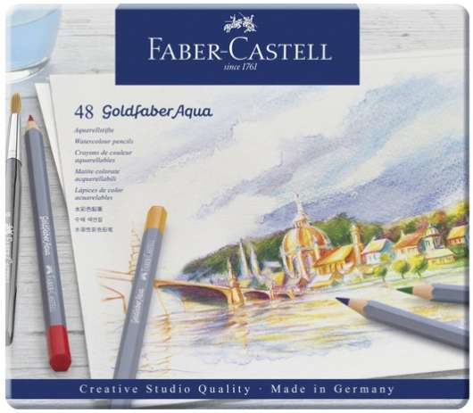 Faber Castell Goldfaber akvarel tin, 48 pc