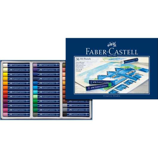 Faber Castell Oil pastel crayons STUDIO QUALITY box of 36