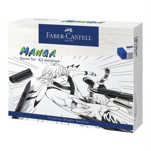 Faber-Castell Pitt Artist Pen India ink pen Manga Starter Set