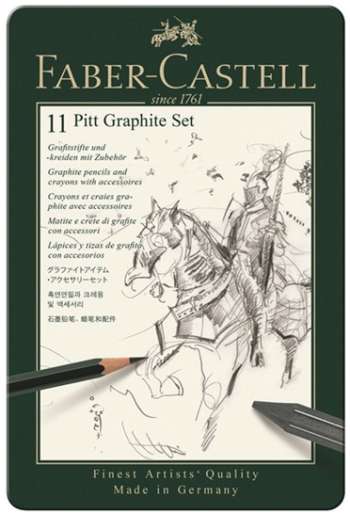 Faber Castell Set Pitt Graphite tin of 11