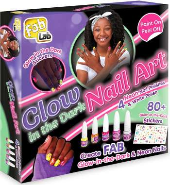 Fablab Glow In The Dark Nail Art