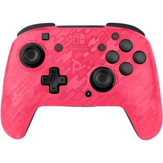 Faceoff Wireless Controller PDP Camo Pink