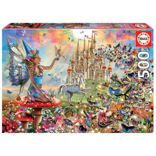 Fairies and butterflies puzzle 500pcs