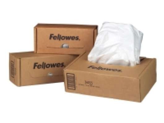 Fellowes Powershred - Avfallspåse (paket om 100) - för Fellowes 99  AutoMax 130, 200  MicroShred 99  Powershred 69, 90, 99, PS-69, SB-99