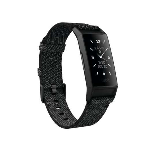 Fitbit Charge 4 - Special Ed. - Granite Reflective Woven/Black