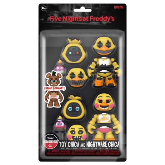 Fnaf - Nightmare Chica & Toy Chica - Double Snap Pack Funko
