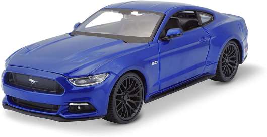 Ford Mustang GT 1:24 Scale Model Car Blue
