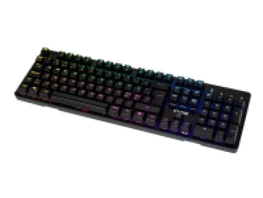 Fourze GK130 - Tastatur - Bagbelyst - Nordisk - USB