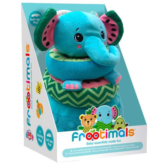 Frootimals Melany Melephant fabric stacking ring