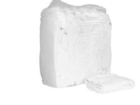 Frottéklude hvide 10kg - Håndklæder, bløde og fnugfri