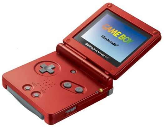 Game Boy Advance SP Flame Red