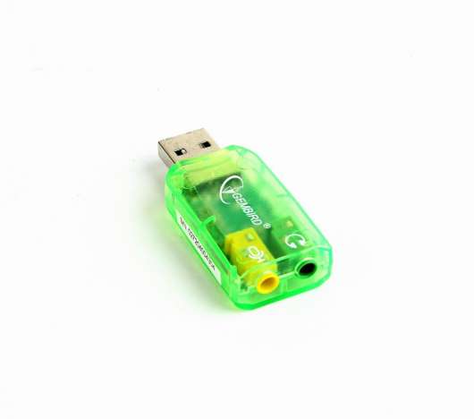 Gembird USB-ljudkort - Grönt