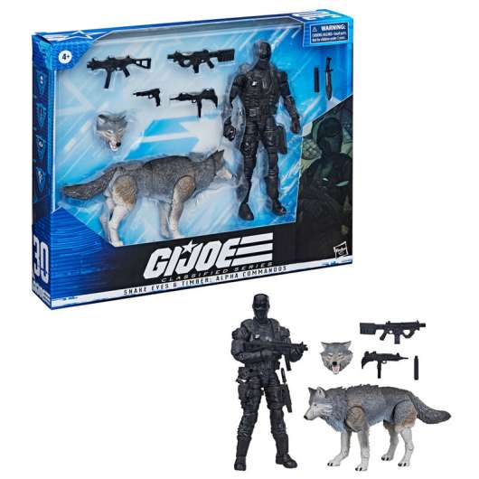 GI Joe Classified Series Snake Eyes and timber Alpha Commandos set 2 figures 15cm