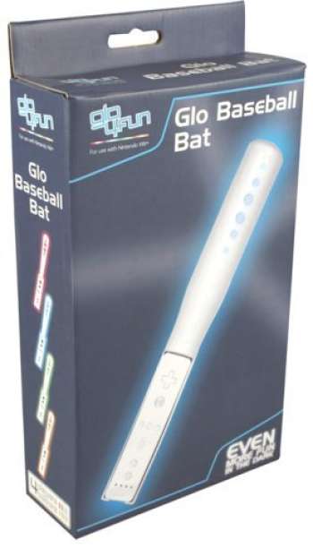Glo Wii Baseball Bat Röd