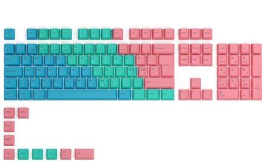 Glorious GPBT Keycaps ISO NOR-Layout (114st) - Pastell