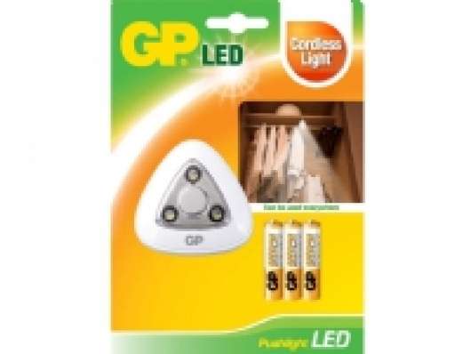 GP Lighting 053729-LAME1, Vit, Förråd, LED, Batteri, 10 h, AAA