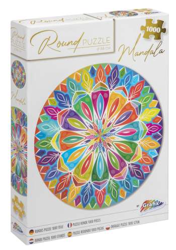 Grafix - Mandala Round Puzzle 1000 pcs -