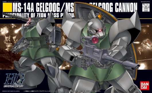 Gundam - 1/144 Hguc Gelgoog/ Gelgoog Cannon - Model Kit