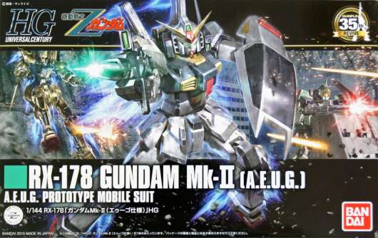 Gundam - 1/144 Hguc Rx-178 Gundam Mk-Ii Aeug - Model Kit 13Cm