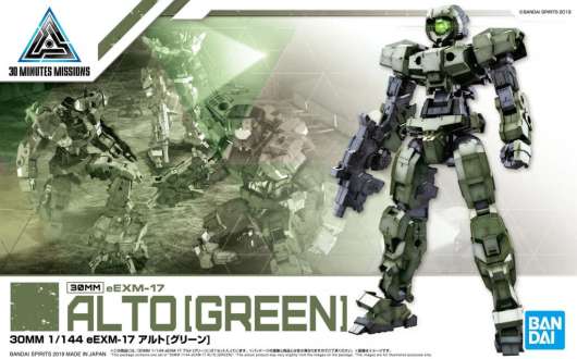 Gundam - 30Mm 1/144 Eexm-17 Alto Green - Model Kit