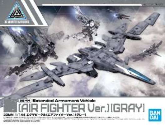 Gundam - 30Mm 1/144 Eva Vehicle Air Fighter Gray - Model Kit