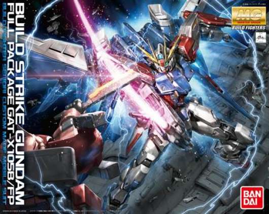 Gundam Build Fighters - Model Kit - Mg 1/100 - Strike Gundam Full Pack
