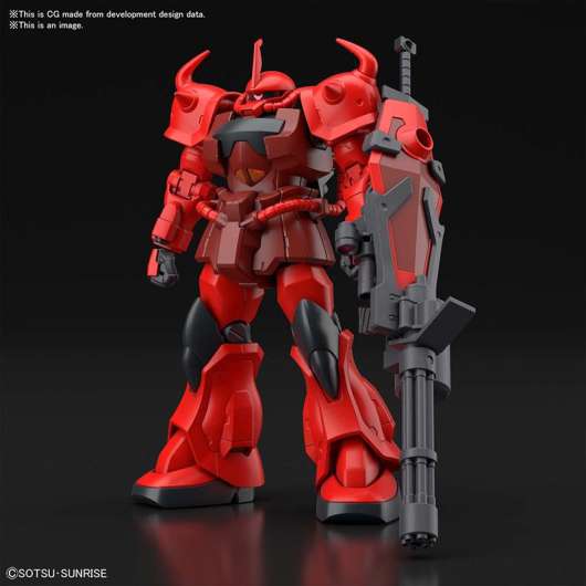 Gundam - Hg 1/144 Gouf Crimson Custom - Model Kit