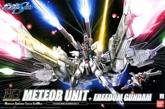 Gundam - Hg 1/144 Gundam Seed Meteor Unit + Freedom Gundam - Model Kit