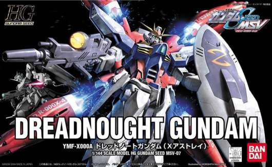 Gundam - Hg 1/144 Gundam Seed Msv Ymf-X000A Dreadnought - Model Kit