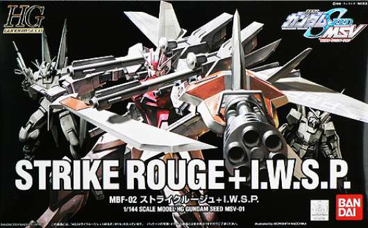 Gundam - Hg 1/144 Strike Rouge Msv Mbf-02 + I.w.s.p. - Model Kit