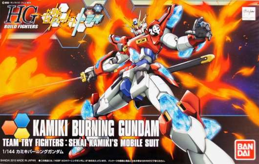 Gundam - Hgbf Kamiki Burning Gundam 1/144 - Model Kit