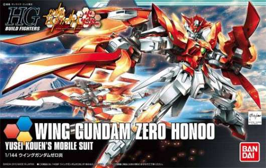 Gundam - Hgbf Wing Gundam Zero Honoo 1/144 - Model Kit