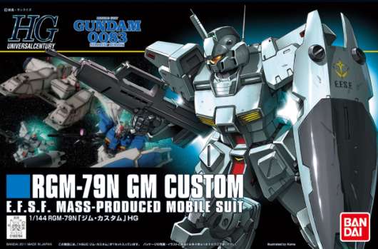 Gundam - Hguc 1/144 Gm Custom - Model Kit