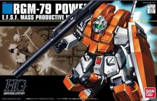 Gundam - Hguc 1/144 Rgm-79 Powered Gm - Model Kit