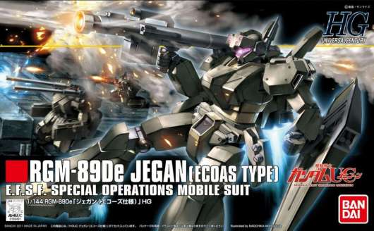 Gundam - Hguc 1/144 Rgm-89De Jegan Ecoas Type - Model Kit