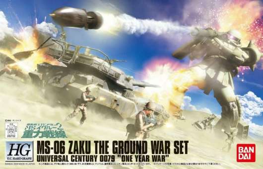 Gundam - Hguc 1/144 Zaku Ground Attack Set - Model Kit