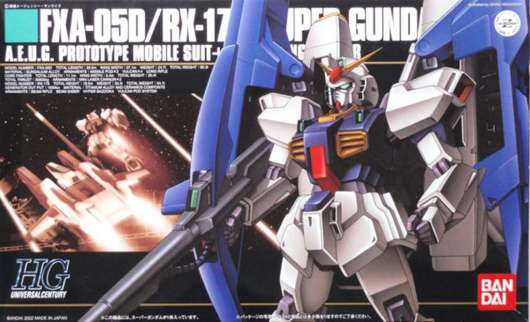 Gundam - Hguc - Fxa-05D/Rx178 Super Gundam 1/144 - Model Kit