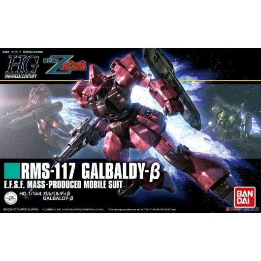 Gundam - Hguc Rms-117 Galbaldy-B 1/144 - Model Kit