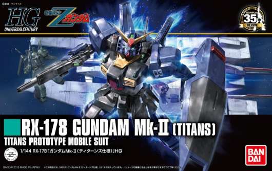 Gundam - Hguc Rx-178 Gundam Mk-Ii Titans 1/144 - Model Kit