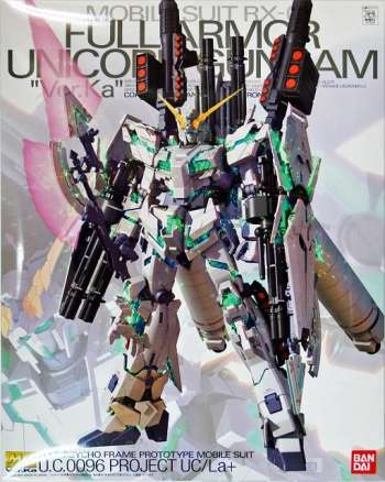 Gundam - Mg 1/100 Rx-0 Full Armor Unicorn Ver.ka - Model Kit 18Cm