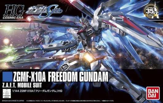 Gundam - Model Kit - High Grade - Zgmf-X10A Freedom Gundam - 1/144