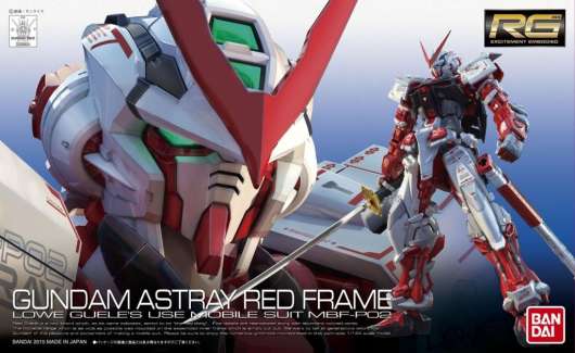 Gundam - Rg 1/144 Mbf-P02 Gundam Astray Red Frame - Model Kit 13Cm