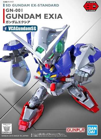 Gundam - Sd Gundam Ex-Standard 003 Gundam Exia - Model Kit 8Cm
