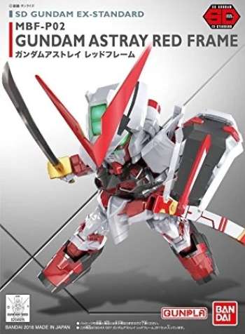 Gundam - Sd Gundam Ex-Standard 007 Astray Red Frame - Model Kit 8Cm