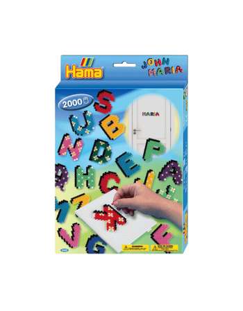 Hama beads Midi Gift Box Letters 383424