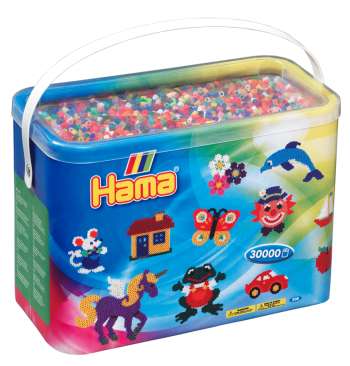 HAMA Beads Midi Solid Mix 30.000 pcs