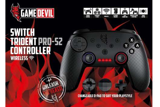 Handkontroll Game Devil Switch Trident PRO-S2 Wireless Controller